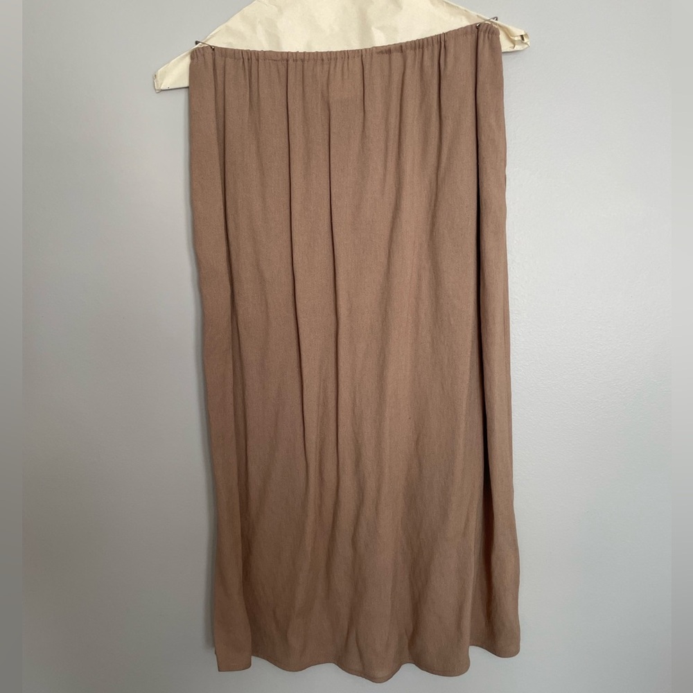 La Garconne Tan Women's Skirt Elastic waist